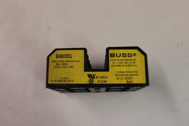 BM6033SQ Part Image. Manufactured by Cooper Bussmann.