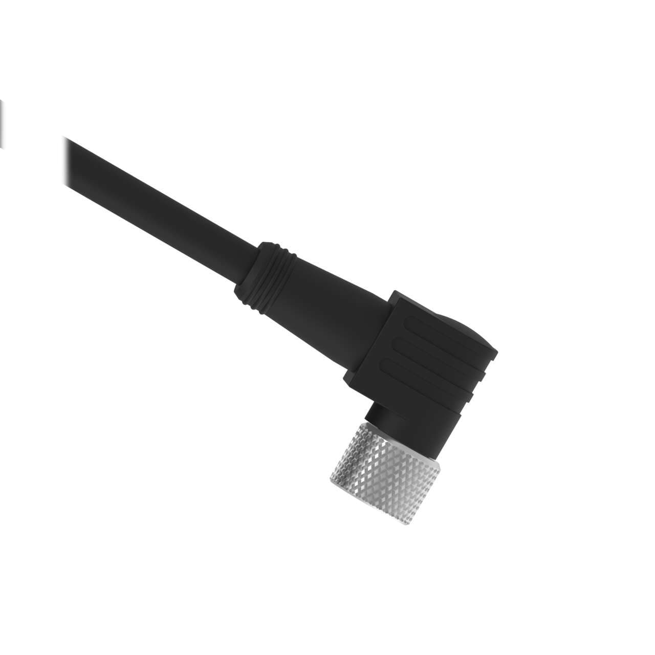 Banner PKW4M-9 Cordset: Single Ended M8 Threaded; 4-pin Right-Angle Female Connector; 9 m (29.52 ft) Black PVC Jacket; Nickel-Plated Brass Coupling Nut Banner PKW4M-9 Cordset: Single Ended M8 Threaded; 4-pin Right-Angle Female Connector; 9 m (29.52 ft) Black PVC Jacket; Nickel-Plated Brass Coupling Nut