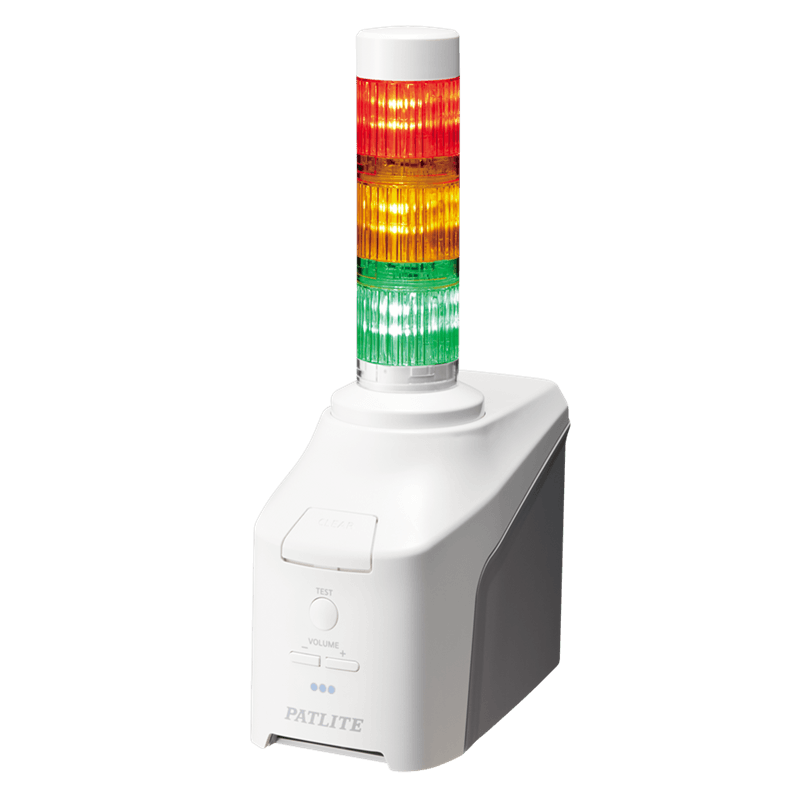 Patlite NHB4-3-RYG 40mm, 3-tier Network Monitor Signal Tower with Ethernet, supports SNMP and HTTP; Red, Amber and Green LED Modules Patlite NHB4-3-RYG 40mm, 3-tier Network Monitor Signal Tower with Ethernet, supports SNMP and HTTP; Red, Amber and Green LED Modules
