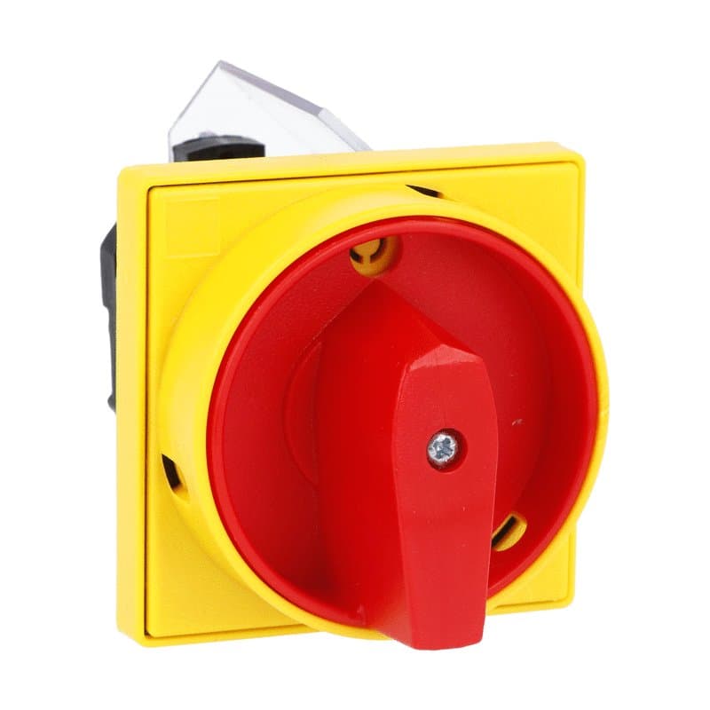 Lovato Electric 7GN2090U25 7GN2090U25 Lovato - Rotary cam switch 7GN series, ON-OFF switch 1 pole 20A, for front mounting with red/yellow handle padlockable in 0 and protection covers, front plate 65X65mm Lovato Electric 7GN2090U25 7GN2090U25 Lovato - Rotary cam switch 7GN series, ON-OFF switch 1 pole 20A, for front mounting with red/yellow handle padlockable in 0 and protection covers, front plate 65X65mm