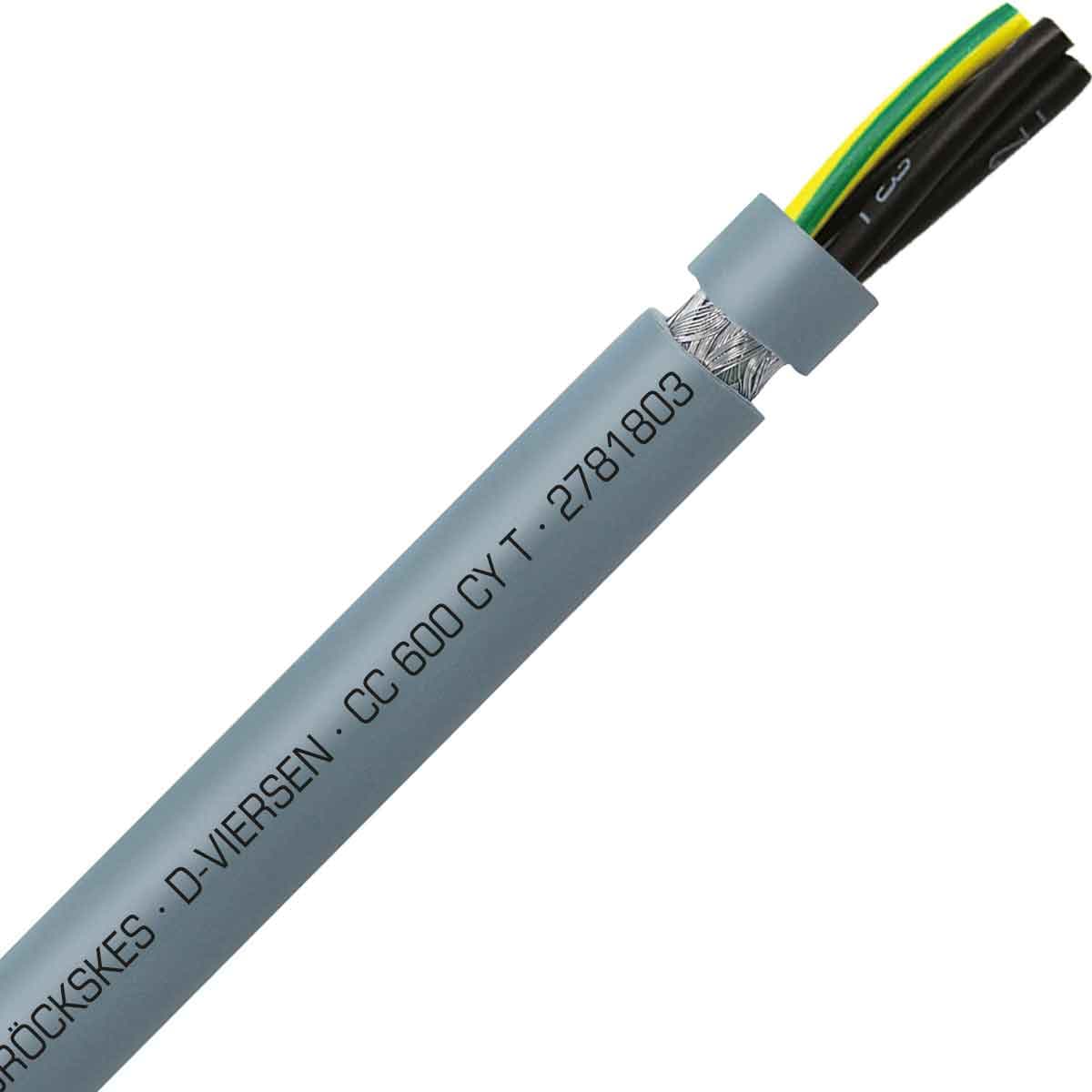 SAB 2781803 CC 600 CY T - 18 AWG/3c, shielded PVC flexible control cable, UL, CSA, CE, RoHS SAB 2781803 CC 600 CY T - 18 AWG/3c, shielded PVC flexible control cable, UL, CSA, CE, RoHS