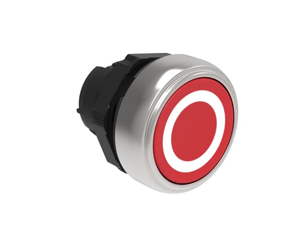 Lovato Electric LPCB1104 LPCB1104 Lovato - Pushbutton actuator, spring return, with symbol dia: 22mm Platinum series chromed plastic, flush, 0/Red Lovato Electric LPCB1104 LPCB1104 Lovato - Pushbutton actuator, spring return, with symbol dia: 22mm Platinum series chromed plastic, flush, 0/Red