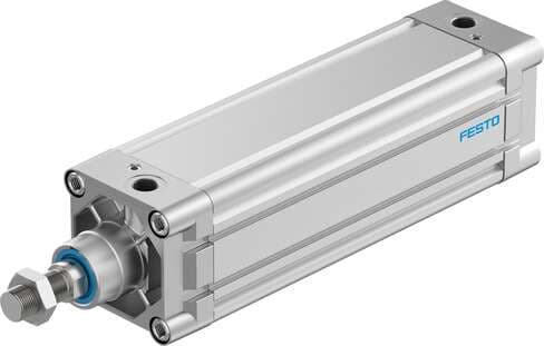 Festo 1922638 standards-based cylinder DNC-63-70-PPV-A Stroke: 70 mm, Piston diameter: 63 mm, Piston rod thread: M16x1,5, Cushioning: PPV: Pneumatic cushioning adjustable at both ends, Assembly position: Any Festo 1922638 standards-based cylinder DNC-63-70-PPV-A Stroke: 70 mm, Piston diameter: 63 mm, Piston rod thread: M16x1,5, Cushioning: PPV: Pneumatic cushioning adjustable at both ends, Assembly position: Any