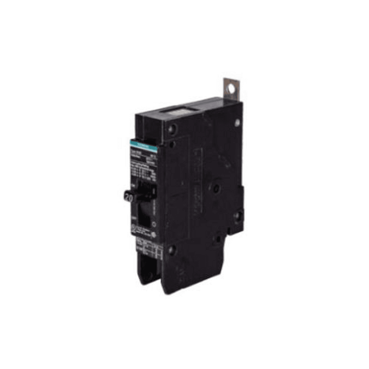 Siemens BQD120 277 VAC, 125 VDC, 20 A, 14 kA Interrupt, 1-Pole, BQD-Frame, Thermal Magnetic Trip Siemens BQD120 277 VAC, 125 VDC, 20 A, 14 kA Interrupt, 1-Pole, BQD-Frame, Thermal Magnetic Trip