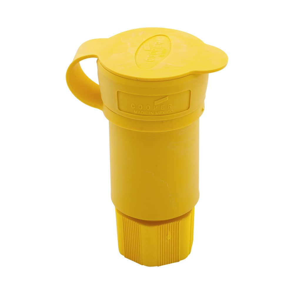 Eaton L530CW L530CW Eaton - Eaton Arrow Hart watertight locking connector, #18-10 AWG, 30A, Industrial, 125V, Back wiring, Yellow, Steel, Watertight, L5-30, Two-pole, Three-wire, Santoprene thermoplastic elastomeric, 0.43 to 1.15 in, IP67 Eaton L530CW L530CW Eaton - Eaton Arrow Hart watertight locking connector, #18-10 AWG, 30A, Industrial, 125V, Back wiring, Yellow, Steel, Watertight, L5-30, Two-pole, Three-wire, Santoprene thermoplastic elastomeric, 0.43 to 1.15 in, IP67