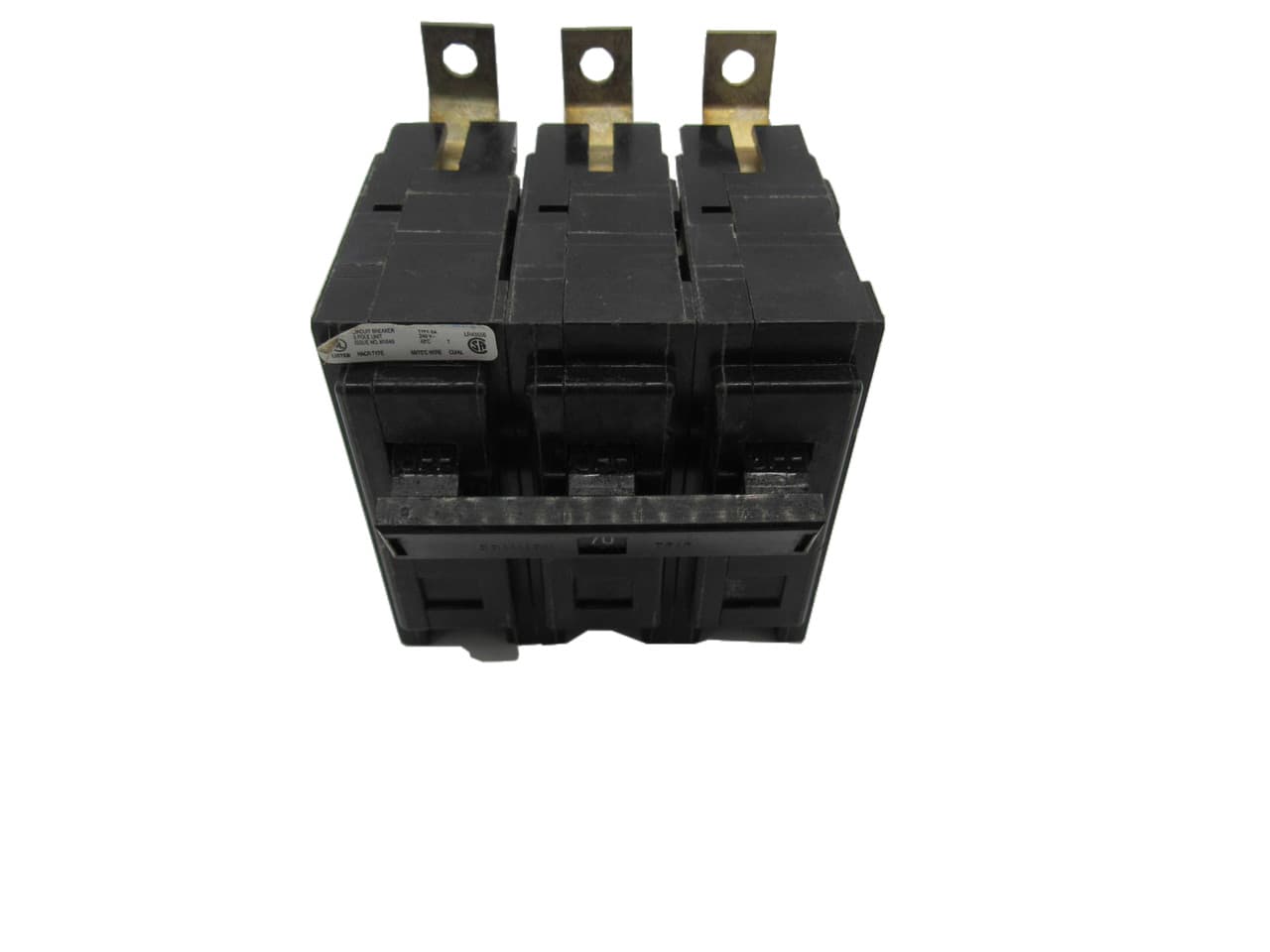 Eaton BAB3070H BAB3070H Eaton - Eaton BAB thermal magnetic circuit breaker,Quicklag industrial thermal-magnetic circuit breaker,70 A,10 kAIC,Three-pole,240 V,Interchangeable,BAB,Distribution panels 240V (Three-phase, four-wire maximum),Four-wire,Three-phase Eaton BAB3070H BAB3070H Eaton - Eaton BAB thermal magnetic circuit breaker,Quicklag industrial thermal-magnetic circuit breaker,70 A,10 kAIC,Three-pole,240 V,Interchangeable,BAB,Distribution panels 240V (Three-phase, four-wire maximum),Four-wire,Three-phase