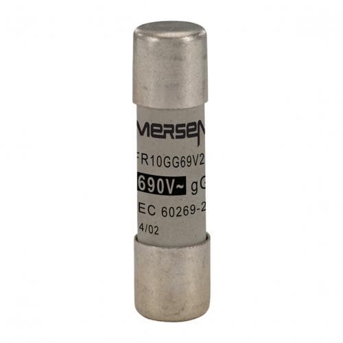 Mersen S302788 Cylindrical fuse-link gG 690VAC 10.3x38, 2A Mersen S302788 Cylindrical fuse-link gG 690VAC 10.3x38, 2A