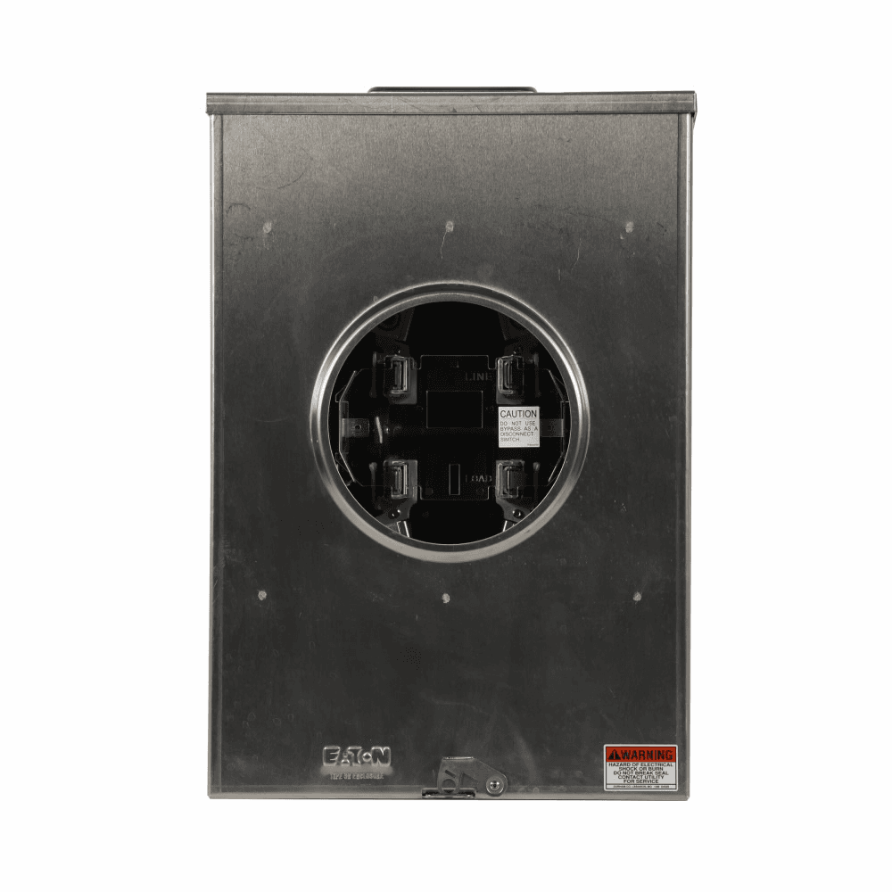 Eaton UTH73069THLCH UTH73069THLCH Eaton - Eaton meter socket, 1-pos commercial or resi service, 320A, Over, 5x5 inch hub open, #4-600 kcmil, 7-jaw, 3-ph, (2) #6-350 kcmil, Lever bypass, Gnd conn (#14-#2 Cu), Triplex, 4-wire, Ringless, 600 Vac Eaton UTH73069THLCH UTH73069THLCH Eaton - Eaton meter socket, 1-pos commercial or resi service, 320A, Over, 5x5 inch hub open, #4-600 kcmil, 7-jaw, 3-ph, (2) #6-350 kcmil, Lever bypass, Gnd conn (#14-#2 Cu), Triplex, 4-wire, Ringless, 600 Vac
