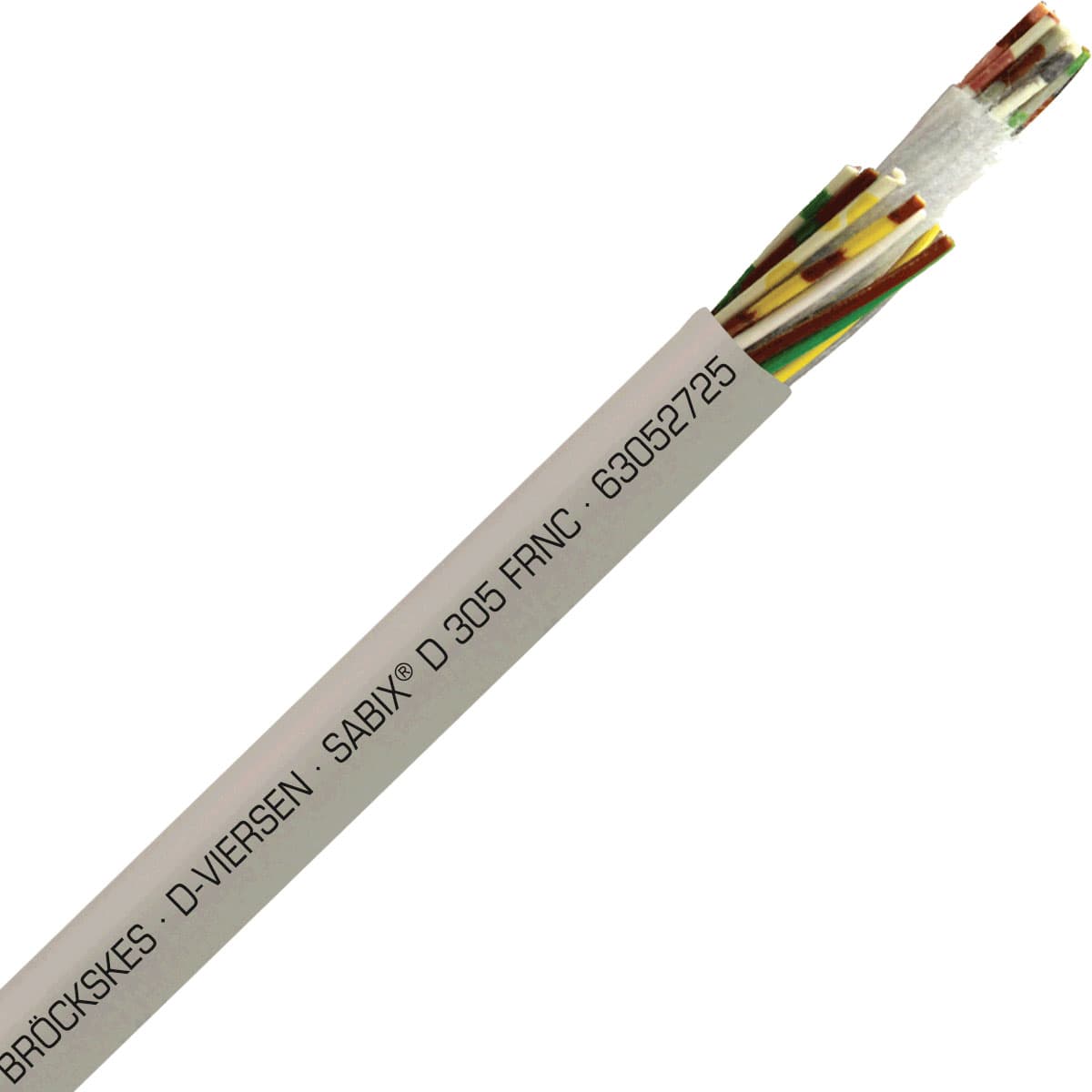 SAB 63052725 SABIX D 305 FRNC - 24 AWG/27c, halogen-free flame retardant flexible SABIX data cable, CE, RoHS SAB 63052725 SABIX D 305 FRNC - 24 AWG/27c, halogen-free flame retardant flexible SABIX data cable, CE, RoHS