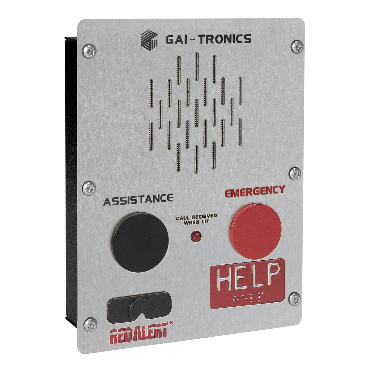 Hubbell 397-701FS GAI-TRONICS� Compact RED ALERT� Hands-free VoIP Flush-mount Telephones are designed to provide direct point-to-point communications between personnel throughout a facility over an existing internet protocol LAN. The VoIP telephones are intended for c Hubbell 397-701FS GAI-TRONICS� Compact RED ALERT� Hands-free VoIP Flush-mount Telephones are designed to provide direct point-to-point communications between personnel throughout a facility over an existing internet protocol LAN. The VoIP telephones are intended for c