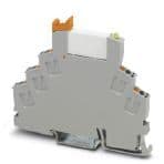 Phoenix Contact 2903371 Pre-assembled relay modules with Push-in connection, consisting of: relay base with ejector and power contact relay. Contact type: 1 changeover contact. Input voltage: 12 V DCPlug-in miniature power relay, with power contact, 1 changeover contact, input v Phoenix Contact 2903371 Pre-assembled relay modules with Push-in connection, consisting of: relay base with ejector and power contact relay. Contact type: 1 changeover contact. Input voltage: 12 V DCPlug-in miniature power relay, with power contact, 1 changeover contact, input v