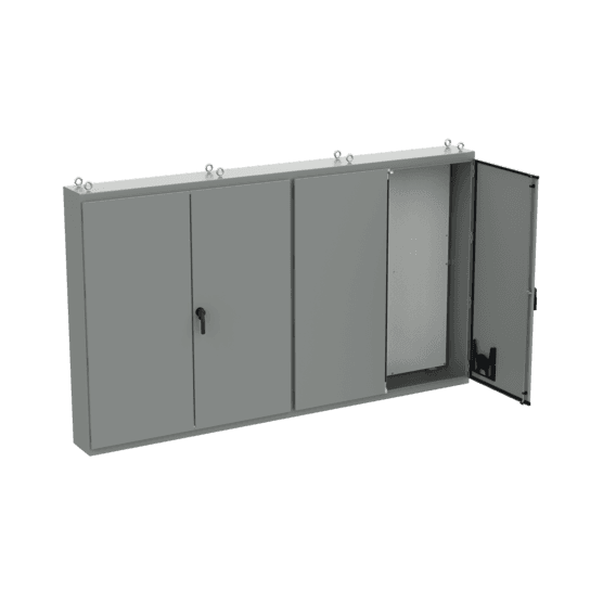 Hoffman A86M4E20G Free-Stand, Multi-Door, Type 12, 86.12x149.19x20.12, Gray, Steel Hoffman A86M4E20G Free-Stand, Multi-Door, Type 12, 86.12x149.19x20.12, Gray, Steel