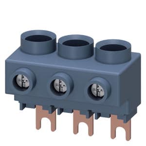 Siemens 3RV2925-5AB 3-phase supply terminal for 3-phase busbar connection from top Size S00/S0 Siemens 3RV2925-5AB 3-phase supply terminal for 3-phase busbar connection from top Size S00/S0