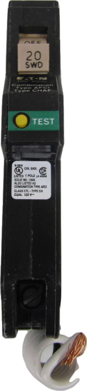 Eaton CH120CAFA Eaton CH120CAFA Miniature Circuit Breakers (MCBs) CH 1P 20A 240V 50/60Hz 1Ph Eaton CH120CAFA Eaton CH120CAFA Miniature Circuit Breakers (MCBs) CH 1P 20A 240V 50/60Hz 1Ph