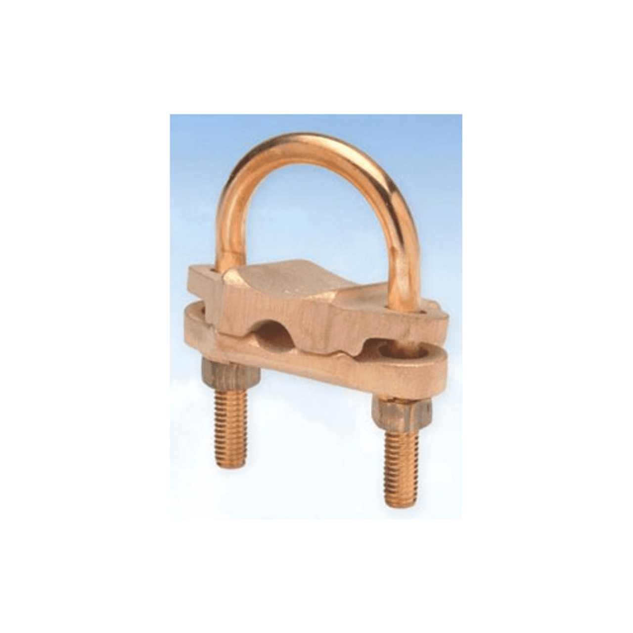 Ilsco GPL-57 4 AWG Solid to 2/0 AWG Stranded Copper, 4" IPS, 4 to 4-1/2" Rod, 4 to 4.5" OD Tube, 5.875" x 1.6" x 7.04", Bronze/Copper Alloy, Silicon Bronze Hardware Ilsco GPL-57 4 AWG Solid to 2/0 AWG Stranded Copper, 4" IPS, 4 to 4-1/2" Rod, 4 to 4.5" OD Tube, 5.875" x 1.6" x 7.04", Bronze/Copper Alloy, Silicon Bronze Hardware