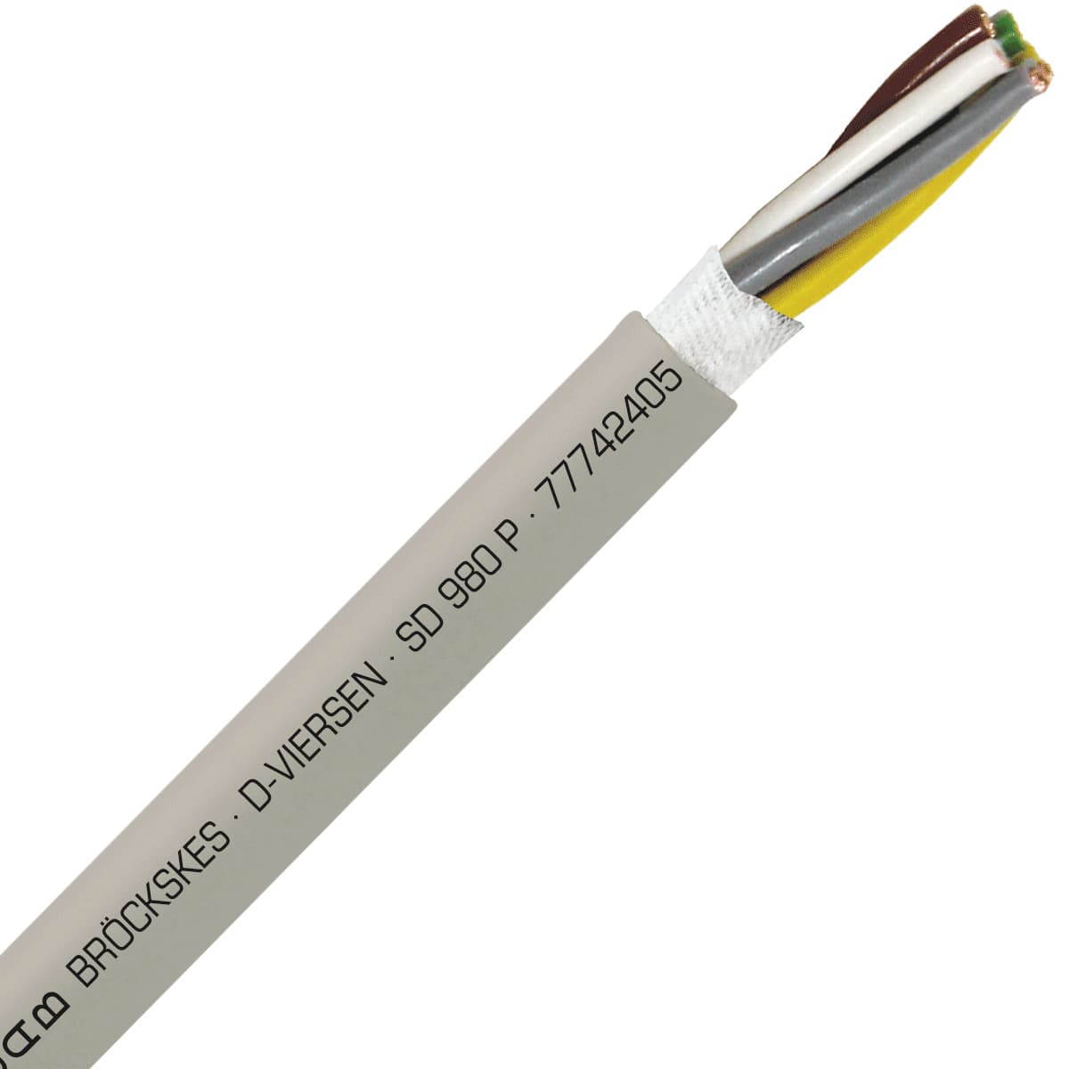 SAB 77742405 SD 980 P - 24 AWG/5c, heavy duty halogen-free PUR continuous flex data cable, UL, CSA, CE, RoHS SAB 77742405 SD 980 P - 24 AWG/5c, heavy duty halogen-free PUR continuous flex data cable, UL, CSA, CE, RoHS