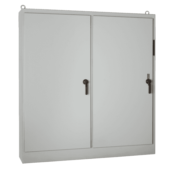 Hoffman A84XM4EW24FTCLPG Heavy-Duty Disconnect Enclosure, Type 12, 84.12x158.00x24.12, Gray, Steel, LP Hoffman A84XM4EW24FTCLPG Heavy-Duty Disconnect Enclosure, Type 12, 84.12x158.00x24.12, Gray, Steel, LP