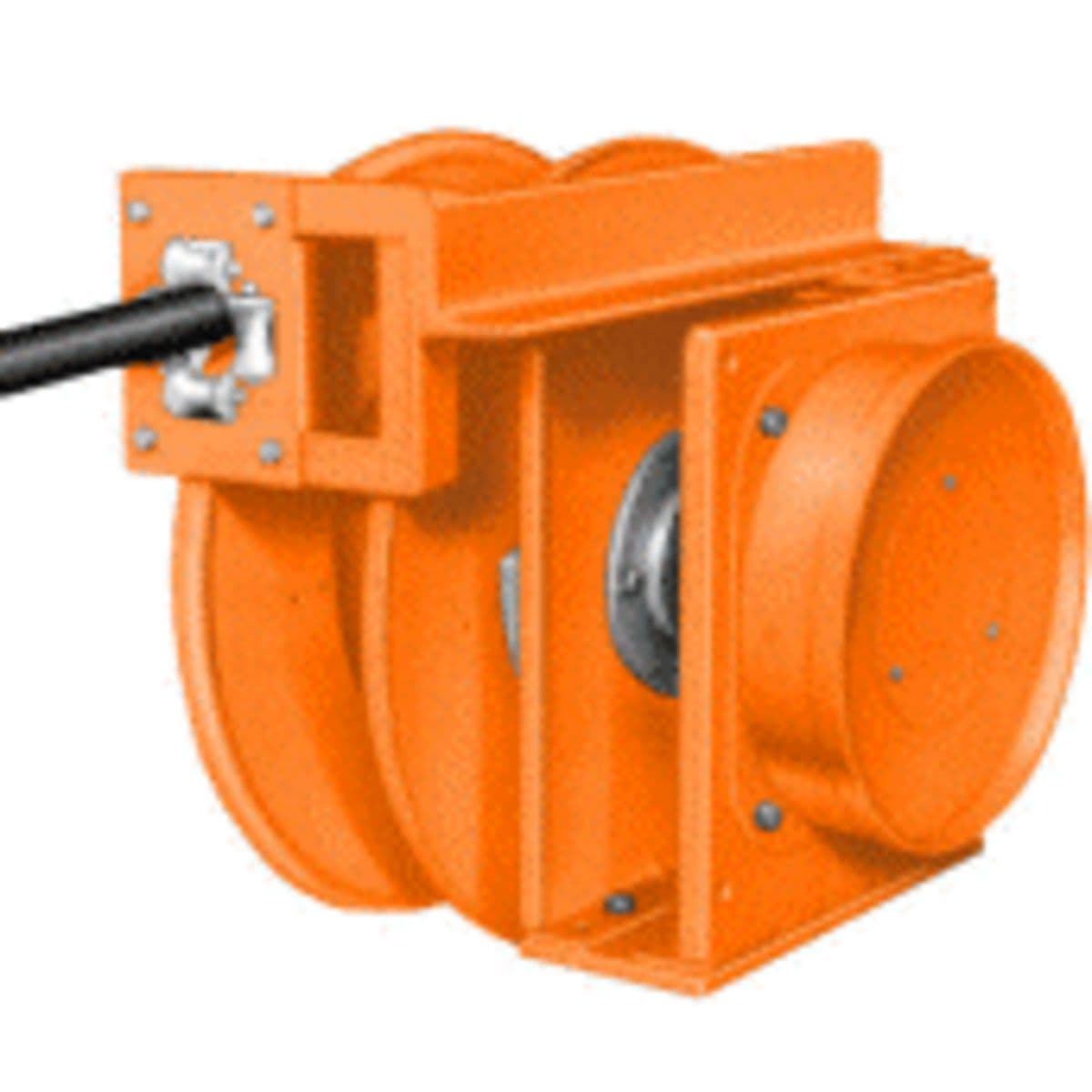 Hubbell J75A-16-12521-4 The Series J Hose Reel is typically applied to the most demanding industrial application. May be used for air or liquid. Easily handles hose up to 2" (51mm) O.D. Normally machine mounted, it may also be used in hand pull applications. Constructed of heavy Hubbell J75A-16-12521-4 The Series J Hose Reel is typically applied to the most demanding industrial application. May be used for air or liquid. Easily handles hose up to 2" (51mm) O.D. Normally machine mounted, it may also be used in hand pull applications. Constructed of heavy