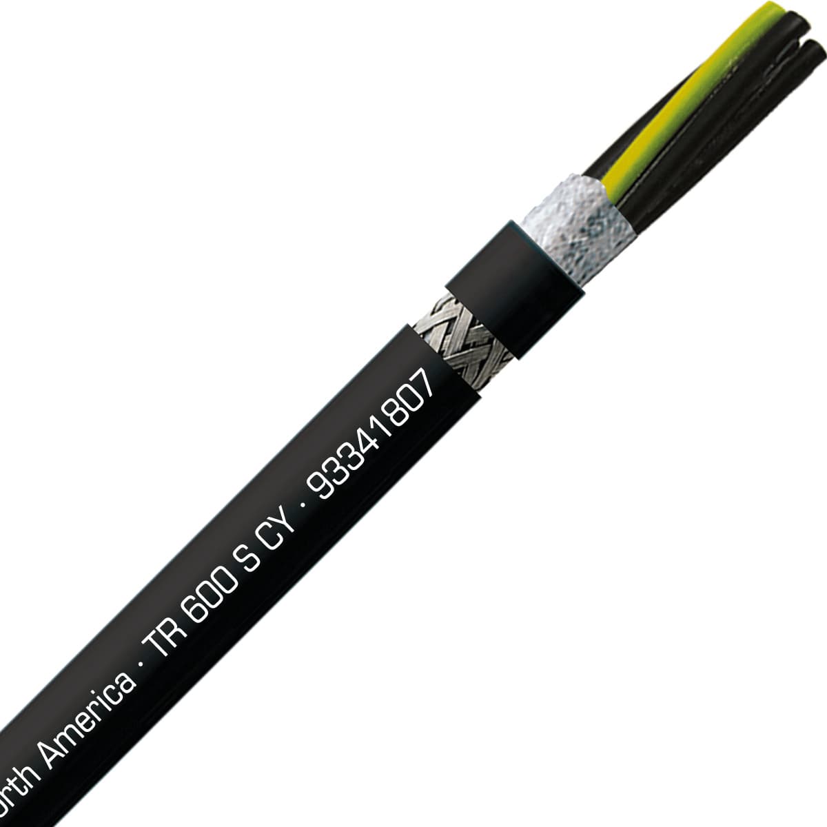 SAB 93341807 TR 600 S CY - 18 AWG/7c, shielded oil resistant flexible exposed run tray cable,UL, CSA, WTTC, CE RoHS SAB 93341807 TR 600 S CY - 18 AWG/7c, shielded oil resistant flexible exposed run tray cable,UL, CSA, WTTC, CE RoHS