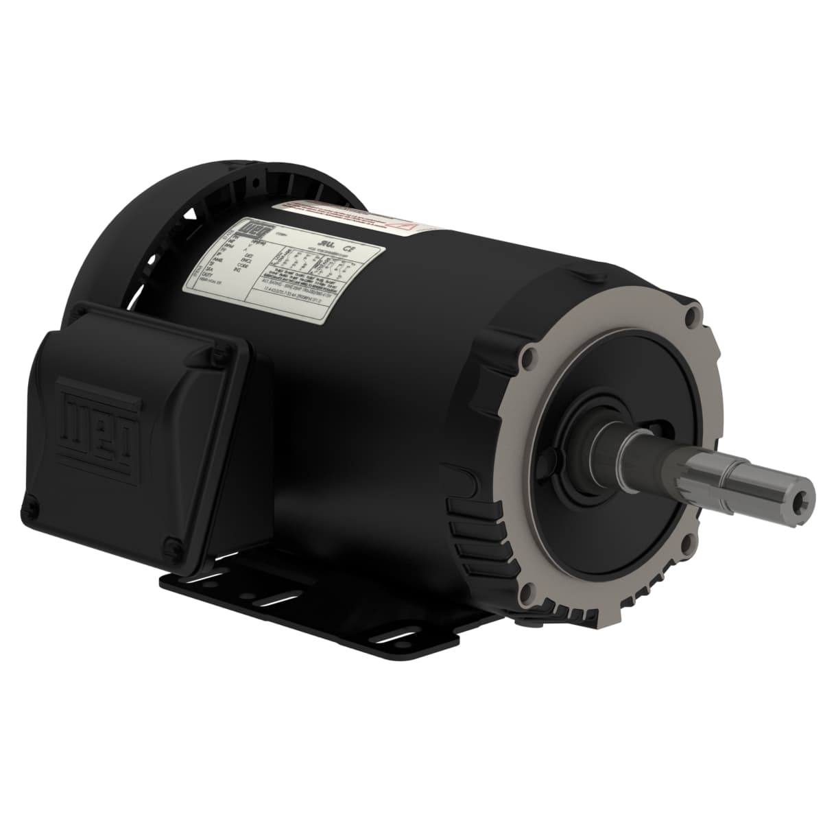 WEG 00236ET3H145JM-S Rolled Steel JM Pump NEMA Premium Efficiency 2 HP 2P 143/5JM 3Ph 575 V 60 Hz IC411 - TEFC - Foot-mounted WEG 00236ET3H145JM-S Rolled Steel JM Pump NEMA Premium Efficiency 2 HP 2P 143/5JM 3Ph 575 V 60 Hz IC411 - TEFC - Foot-mounted