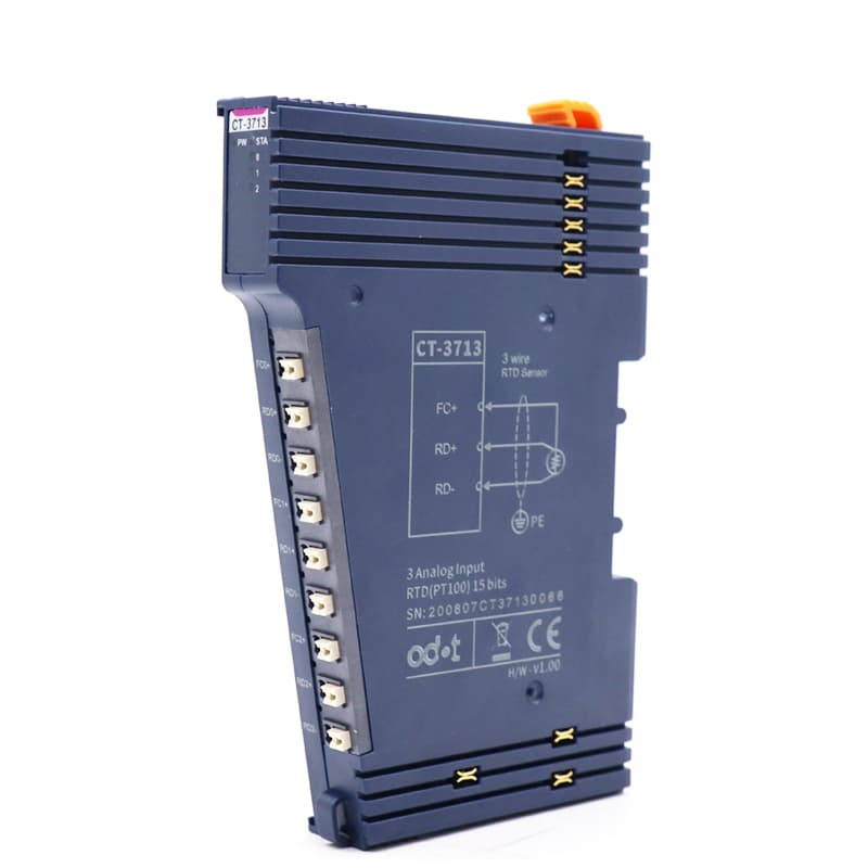 ODOT Automation CT-3713 3 channel analog input, RTD(PT100) ODOT Automation CT-3713 3 channel analog input, RTD(PT100)