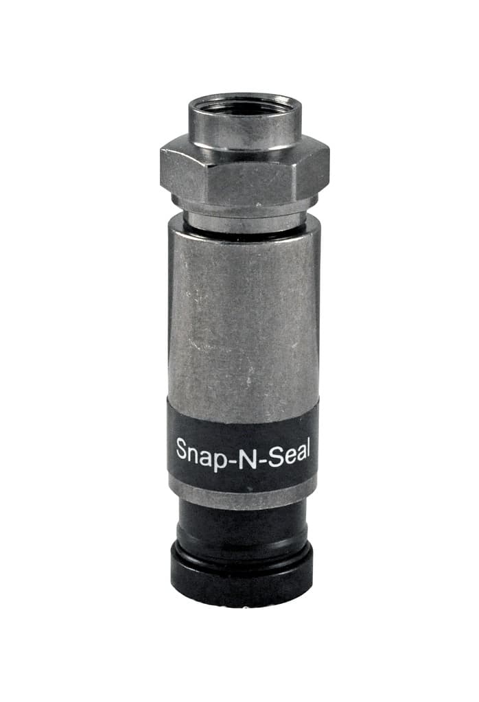 Belden 716SNS1P11H-25 ProSNS RG11 Universal "F" male compression connector, 7/16" hex head, polymer compression sleeve for easy insertion & lowest possible tool compression force. 25 per Pack, No Color Belden 716SNS1P11H-25 ProSNS RG11 Universal "F" male compression connector, 7/16" hex head, polymer compression sleeve for easy insertion & lowest possible tool compression force. 25 per Pack, No Color