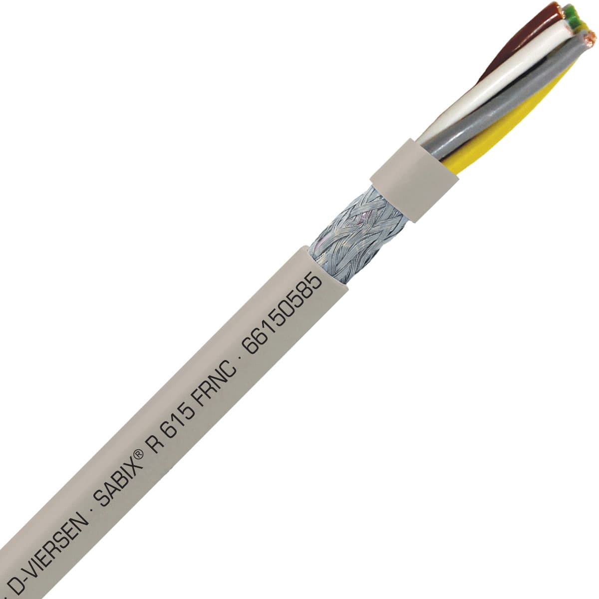 SAB 66150585 SABIX R 615 FRNC - 16 AWG/5c, shielded halogen-free flame retardant rail data cable, CE, RoHS SAB 66150585 SABIX R 615 FRNC - 16 AWG/5c, shielded halogen-free flame retardant rail data cable, CE, RoHS