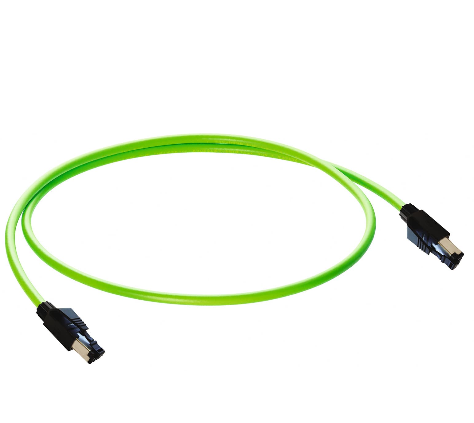 Belden 2127 Fast Ethernet Cat5e Data Double-Ended Cordset: Male straight RJ45-coded black RJ45 Field Attachable to male straight RJ45-coded black RJ45 Field Attachable, shielded, 30 V AC / 42 V DC, 1.5 A; TPE green cable, 4-wires, 0.38 mm², 0985 S4742 502/3 M, 3 M Belden 2127 Fast Ethernet Cat5e Data Double-Ended Cordset: Male straight RJ45-coded black RJ45 Field Attachable to male straight RJ45-coded black RJ45 Field Attachable, shielded, 30 V AC / 42 V DC, 1.5 A; TPE green cable, 4-wires, 0.38 mm², 0985 S4742 502/3 M, 3 M