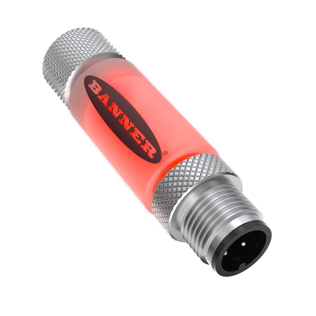 Banner S15LRGPQ S15L Series: 2-Color In-Line Sensor Status Indicator; Voltage: 10-30 V dc; Housing: Polyurethane; IP67; Input: PNP; Colors: Red Green; Male-Female 4-pin M12 Integral QD Banner S15LRGPQ S15L Series: 2-Color In-Line Sensor Status Indicator; Voltage: 10-30 V dc; Housing: Polyurethane; IP67; Input: PNP; Colors: Red Green; Male-Female 4-pin M12 Integral QD