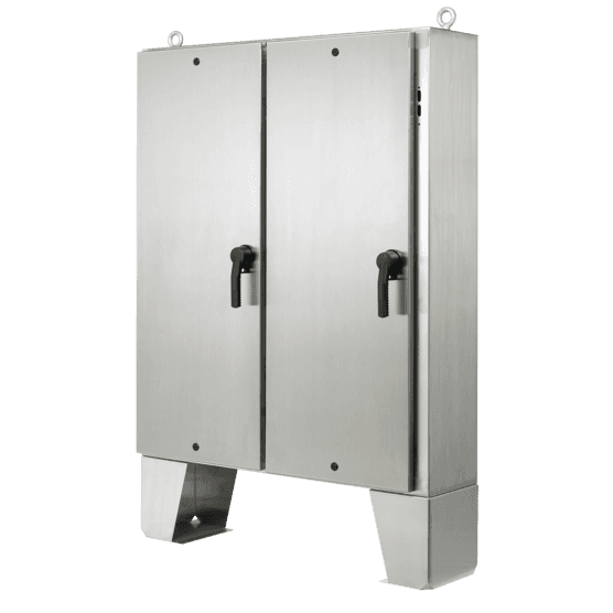 Hoffman A60HX4912SSLPQT Floor-Mount, Disconnect, Quarter-Turn and 3pt Latch, Type 4X, 60x49x12, SS 304 Hoffman A60HX4912SSLPQT Floor-Mount, Disconnect, Quarter-Turn and 3pt Latch, Type 4X, 60x49x12, SS 304