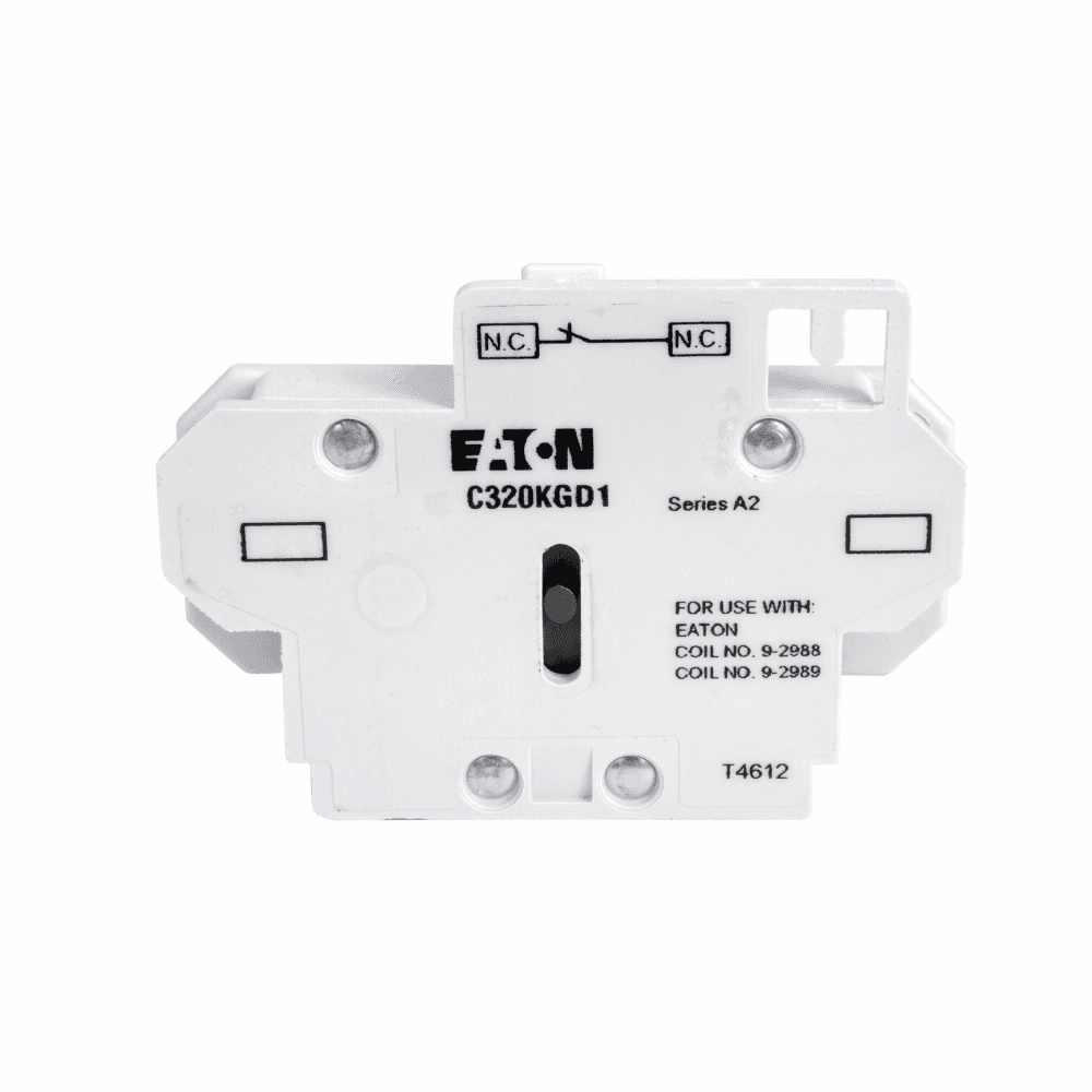 Eaton C320KGD1 C320KGD1 Eaton - NCI Interlock, Side Mounted Auxiliary Contact, Used w/ NEMA-00-0 CN35--A,B,D, D-15 Relays and IEC-A-F, Freedom Type Starter Eaton C320KGD1 C320KGD1 Eaton - NCI Interlock, Side Mounted Auxiliary Contact, Used w/ NEMA-00-0 CN35--A,B,D, D-15 Relays and IEC-A-F, Freedom Type Starter