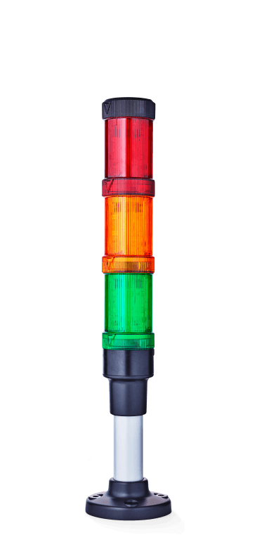 Auer Signal ECO40-Q01 ECO40-Q01, Signal Tower ECOmodul40, 24V AC/DC, preconfigured: ZDC LED steady light red, ZDC LED steady light amber, ZDC LED steady light green, ZMR Pole mount base, 100 mm, aluminium tube with plastic foot Auer Signal ECO40-Q01 ECO40-Q01, Signal Tower ECOmodul40, 24V AC/DC, preconfigured: ZDC LED steady light red, ZDC LED steady light amber, ZDC LED steady light green, ZMR Pole mount base, 100 mm, aluminium tube with plastic foot