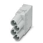 Phoenix Contact 1424221 Contact insert module, number of positions: 4, power contacts: 4, control contacts: 0, Pin, Push-in connection, 830 V, 40 A, 2.5 mm² ... 6 mm², application: Power Phoenix Contact 1424221 Contact insert module, number of positions: 4, power contacts: 4, control contacts: 0, Pin, Push-in connection, 830 V, 40 A, 2.5 mm² ... 6 mm², application: Power
