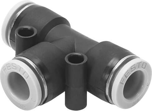 Festo 564771 push-in T-connector QBT-1/2T-U Size: Standard, Nominal size: 0,354 ", Assembly position: Any, Design structure: Push/pull principle, Operating pressure complete temperature range: -13,8 - 145 Psi Festo 564771 push-in T-connector QBT-1/2T-U Size: Standard, Nominal size: 0,354 ", Assembly position: Any, Design structure: Push/pull principle, Operating pressure complete temperature range: -13,8 - 145 Psi