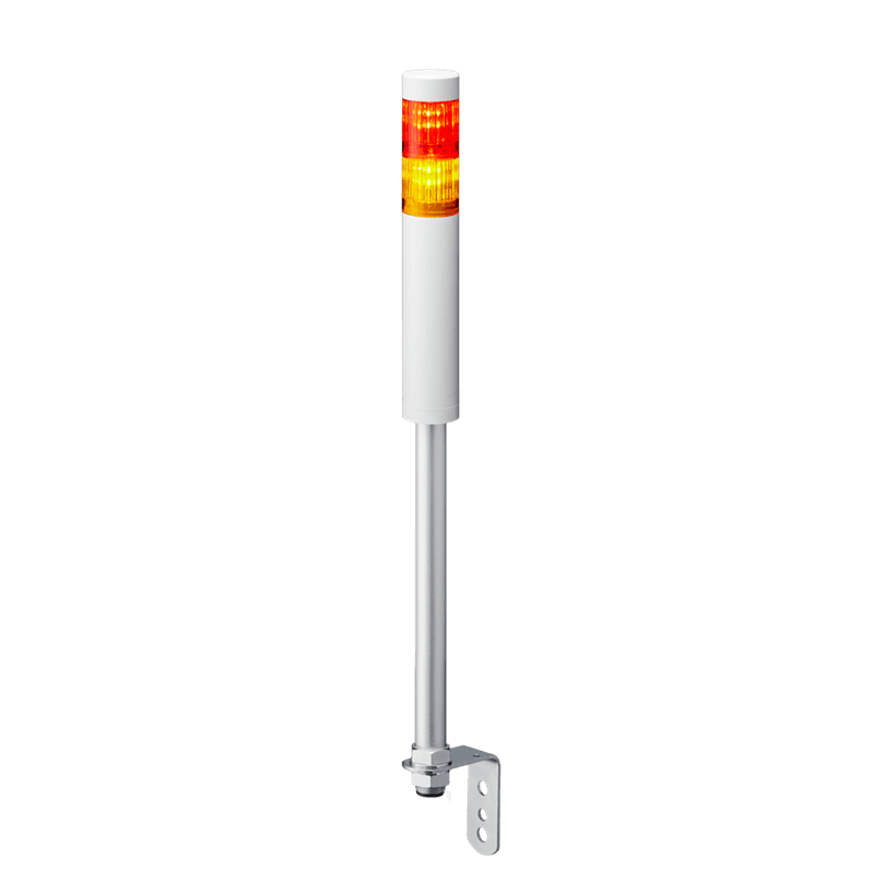 Patlite LR4-2M2LJNW-RY 40mm 2-tier Signal Tower, 100-240V AC, Pole Mount with L Bracket and Cable, Off-white Patlite LR4-2M2LJNW-RY 40mm 2-tier Signal Tower, 100-240V AC, Pole Mount with L Bracket and Cable, Off-white