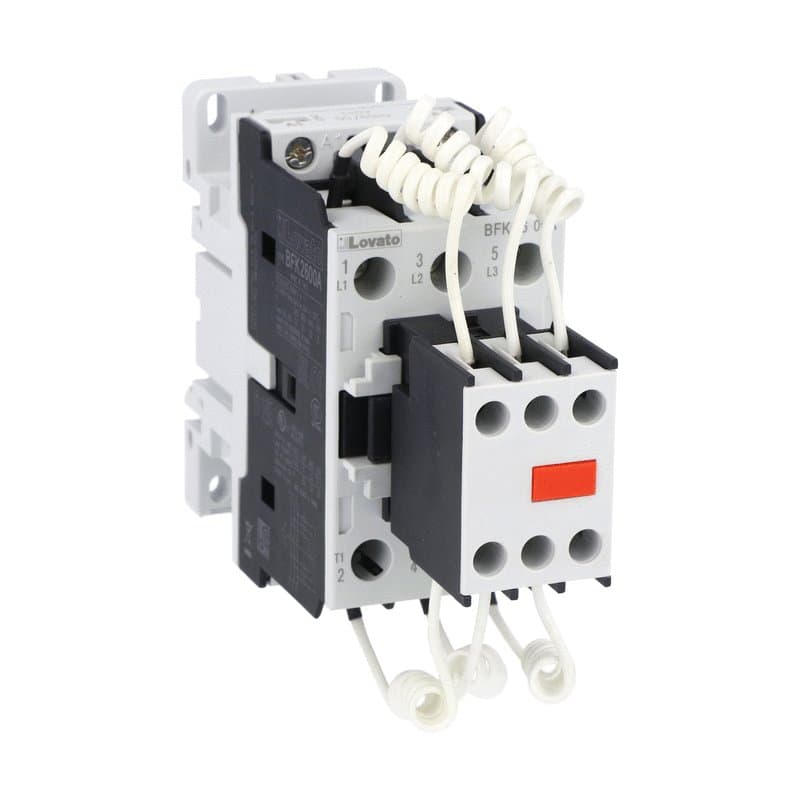 Lovato Electric BFK2600A048 BFK2600A048 Lovato - Contactor for power factor correction with AC control circuit, including limiting resistors, maximum IEC operational power 400V = 20kvar, coil 48VAC 50/60Hz Lovato Electric BFK2600A048 BFK2600A048 Lovato - Contactor for power factor correction with AC control circuit, including limiting resistors, maximum IEC operational power 400V = 20kvar, coil 48VAC 50/60Hz