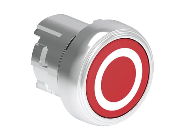 Lovato Electric LPSB1104 LPSB1104 Lovato - Pushbutton actuator, spring return, with symbol dia: 22mm Platinum series metal, flush, 0/Red Lovato Electric LPSB1104 LPSB1104 Lovato - Pushbutton actuator, spring return, with symbol dia: 22mm Platinum series metal, flush, 0/Red