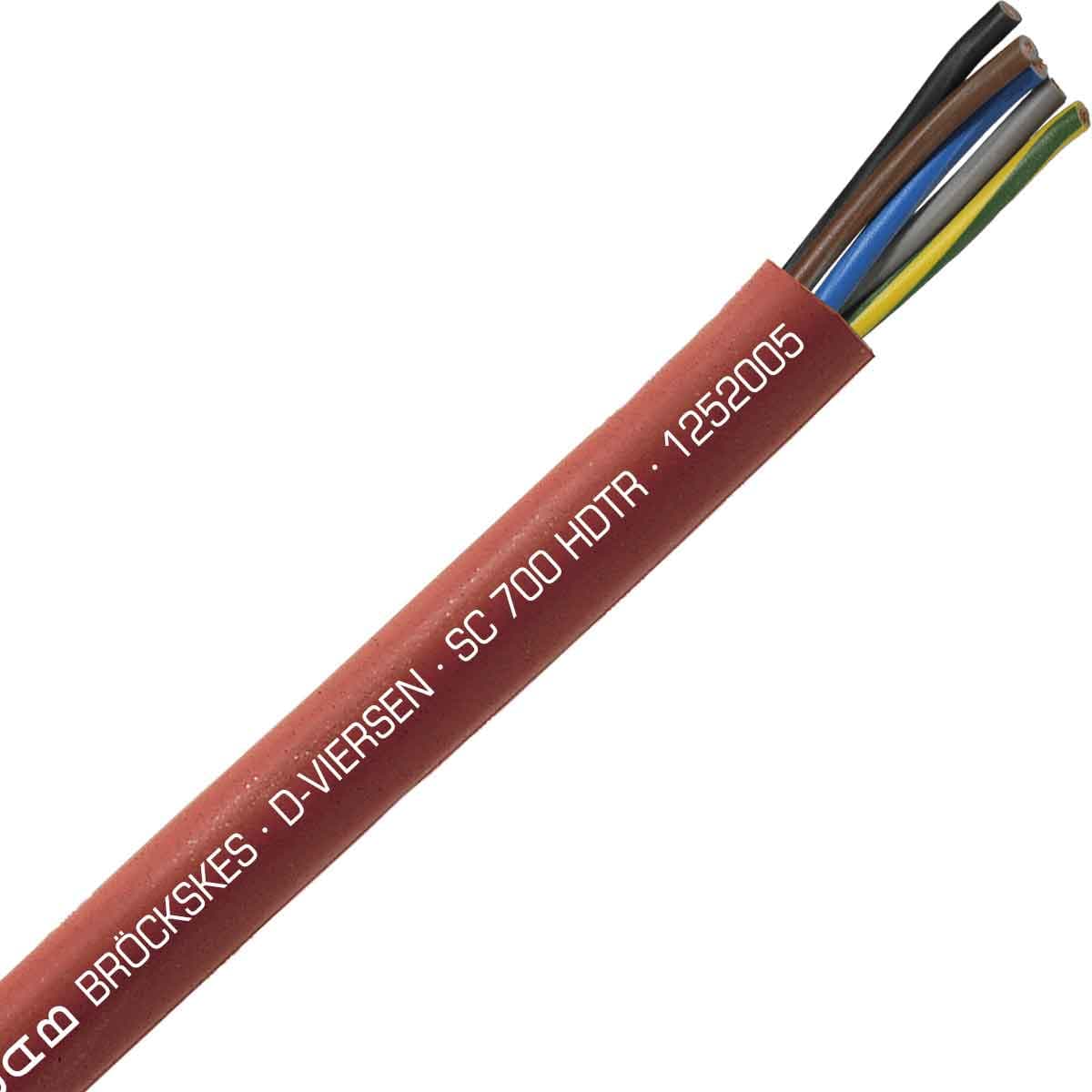 SAB 1252005 SC 700 HDTR - 20 AWG/5c, halogen-free high temperature silicone cable, UL, CSA, CE, RoHS SAB 1252005 SC 700 HDTR - 20 AWG/5c, halogen-free high temperature silicone cable, UL, CSA, CE, RoHS