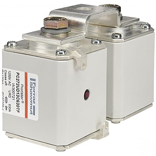 Mersen N302002 N302002 Mersen - Square Body High-Speed Fuse Protistor® 2x73 aR 550VAC IEC 3600A With Striker Plates with Metric Threaded Holes Mersen N302002 N302002 Mersen - Square Body High-Speed Fuse Protistor® 2x73 aR 550VAC IEC 3600A With Striker Plates with Metric Threaded Holes