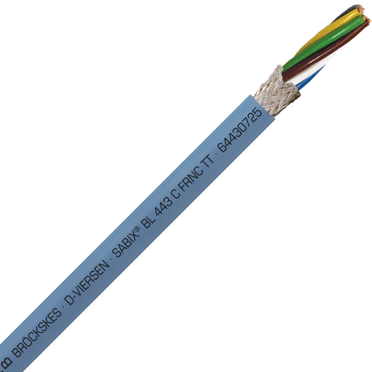 SAB 64430725 SABIX BL 443 C FRNC TT - 24 AWG/7tr, shielded halogen-free flame retardant flexible data cable for shipboard, DNV-GL, CE, RoHS SAB 64430725 SABIX BL 443 C FRNC TT - 24 AWG/7tr, shielded halogen-free flame retardant flexible data cable for shipboard, DNV-GL, CE, RoHS