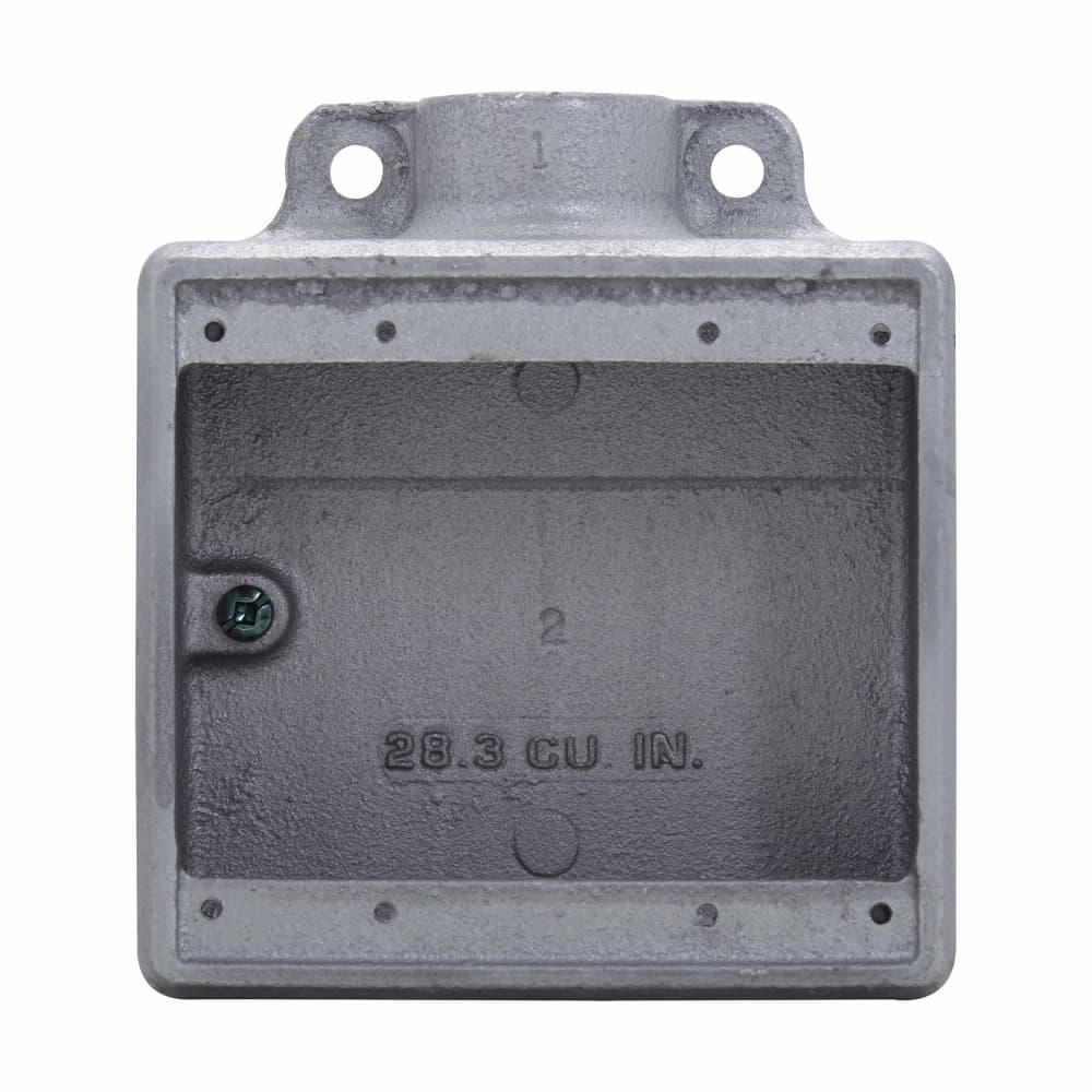 Eaton FD22 Eaton Crouse-Hinds series Condulet FD device box, Deep, Feraloy iron alloy, Two-gang, 3/4" Eaton FD22 Eaton Crouse-Hinds series Condulet FD device box, Deep, Feraloy iron alloy, Two-gang, 3/4"