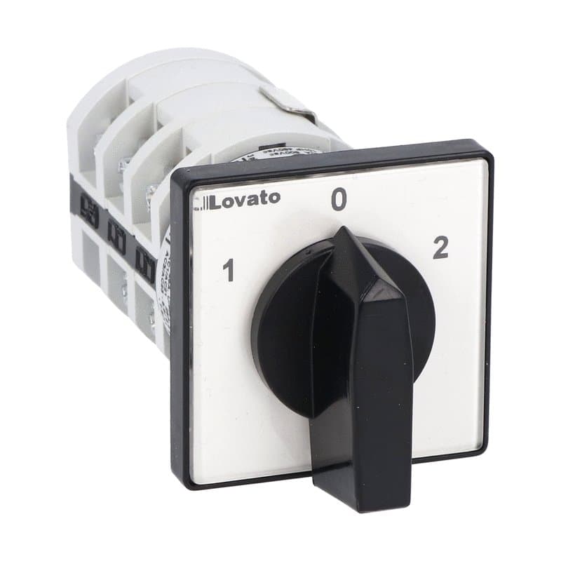 Lovato Electric 7GN2511U 7GN2511U Lovato - Rotary cam switch 7GN series, 3-phase motor reversing switch 25A, for front mounting with black handle, front plate 48X48mm Lovato Electric 7GN2511U 7GN2511U Lovato - Rotary cam switch 7GN series, 3-phase motor reversing switch 25A, for front mounting with black handle, front plate 48X48mm