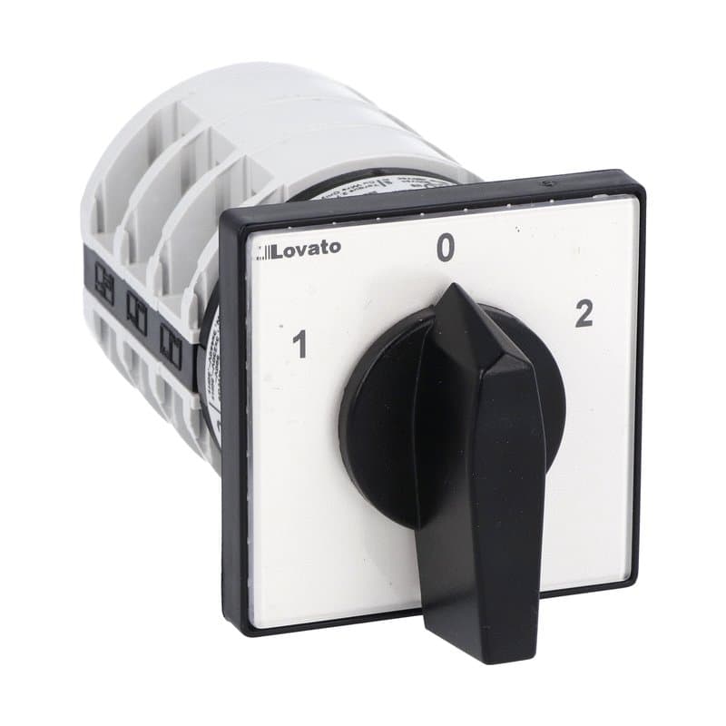 Lovato Electric 7GN6353U 7GN6353U Lovato - Rotary cam switch 7GN series, changeover switch 3 poles 63A, for front mounting with black handle, front plate 65X65mm Lovato Electric 7GN6353U 7GN6353U Lovato - Rotary cam switch 7GN series, changeover switch 3 poles 63A, for front mounting with black handle, front plate 65X65mm