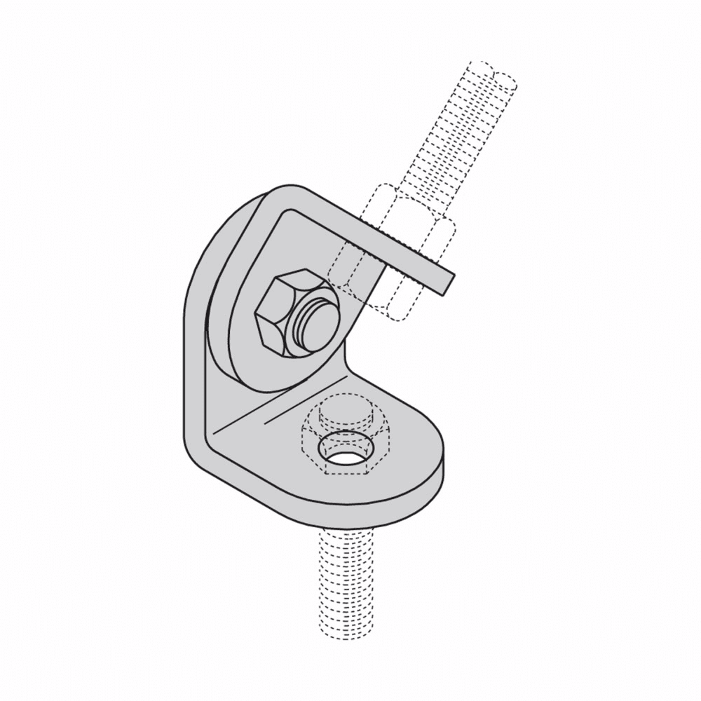B-Line SB310AKYZ SB310AKYZ B-Line - Eaton auxiliary support bracket, Steel, (2) Brackets and 1/2"-13 hardware, ATR Size: 1/2", Hole size: 9/16", Yellow zinc, Angled drop rod bracket B-Line SB310AKYZ SB310AKYZ B-Line - Eaton auxiliary support bracket, Steel, (2) Brackets and 1/2"-13 hardware, ATR Size: 1/2", Hole size: 9/16", Yellow zinc, Angled drop rod bracket