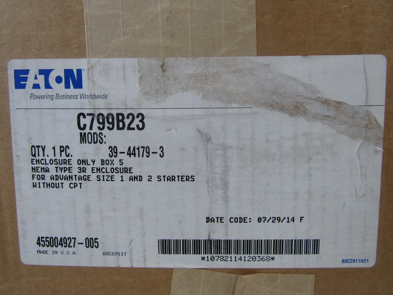 Eaton C799B23 Eaton C799B23 Electrical Enclosures NEMA 3R Eaton C799B23 Eaton C799B23 Electrical Enclosures NEMA 3R