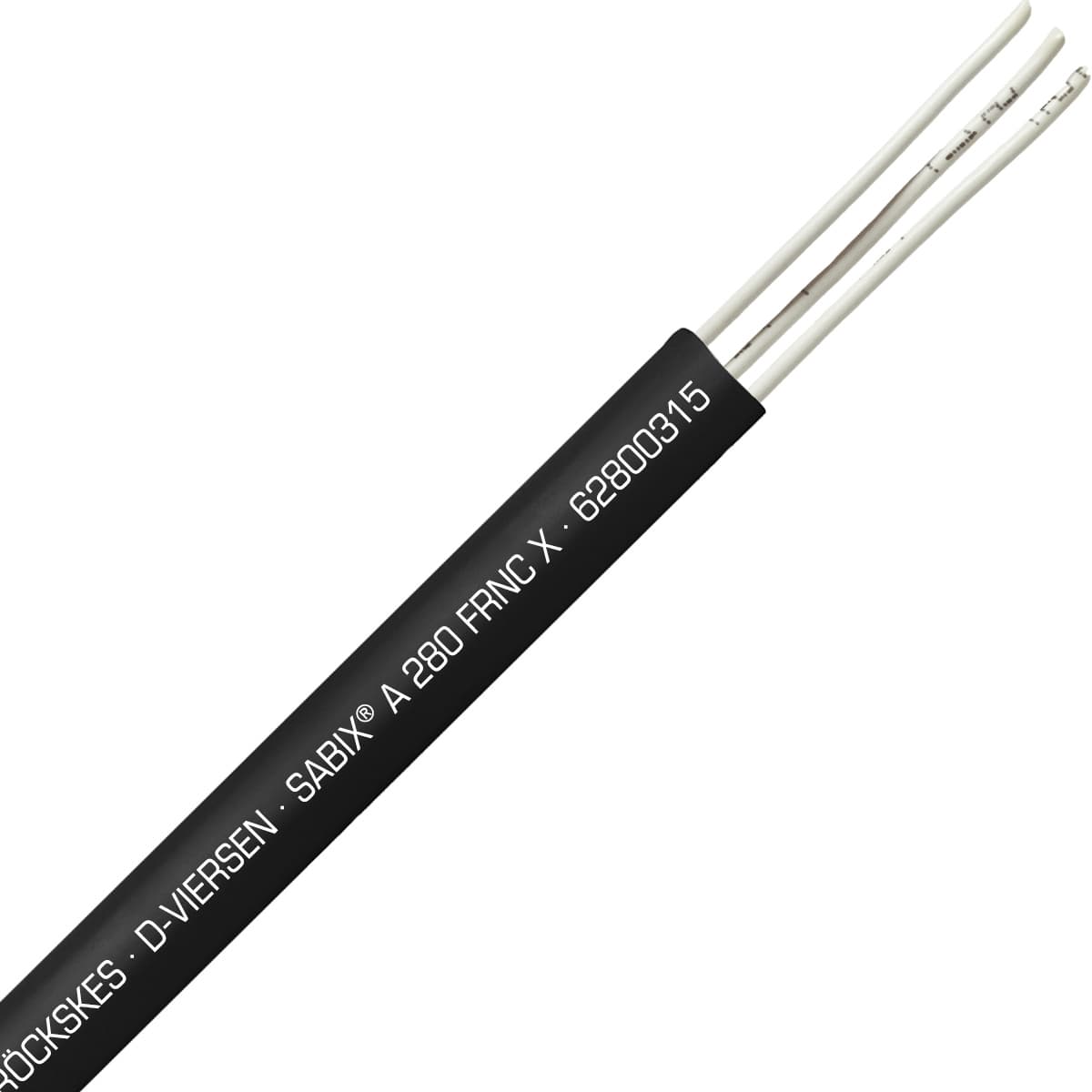 SAB 62800315 SABIX A 280 FRNC X - 16 AWG/3c, halogen-free flame retardant wiring/control cable, CE, RoHS SAB 62800315 SABIX A 280 FRNC X - 16 AWG/3c, halogen-free flame retardant wiring/control cable, CE, RoHS