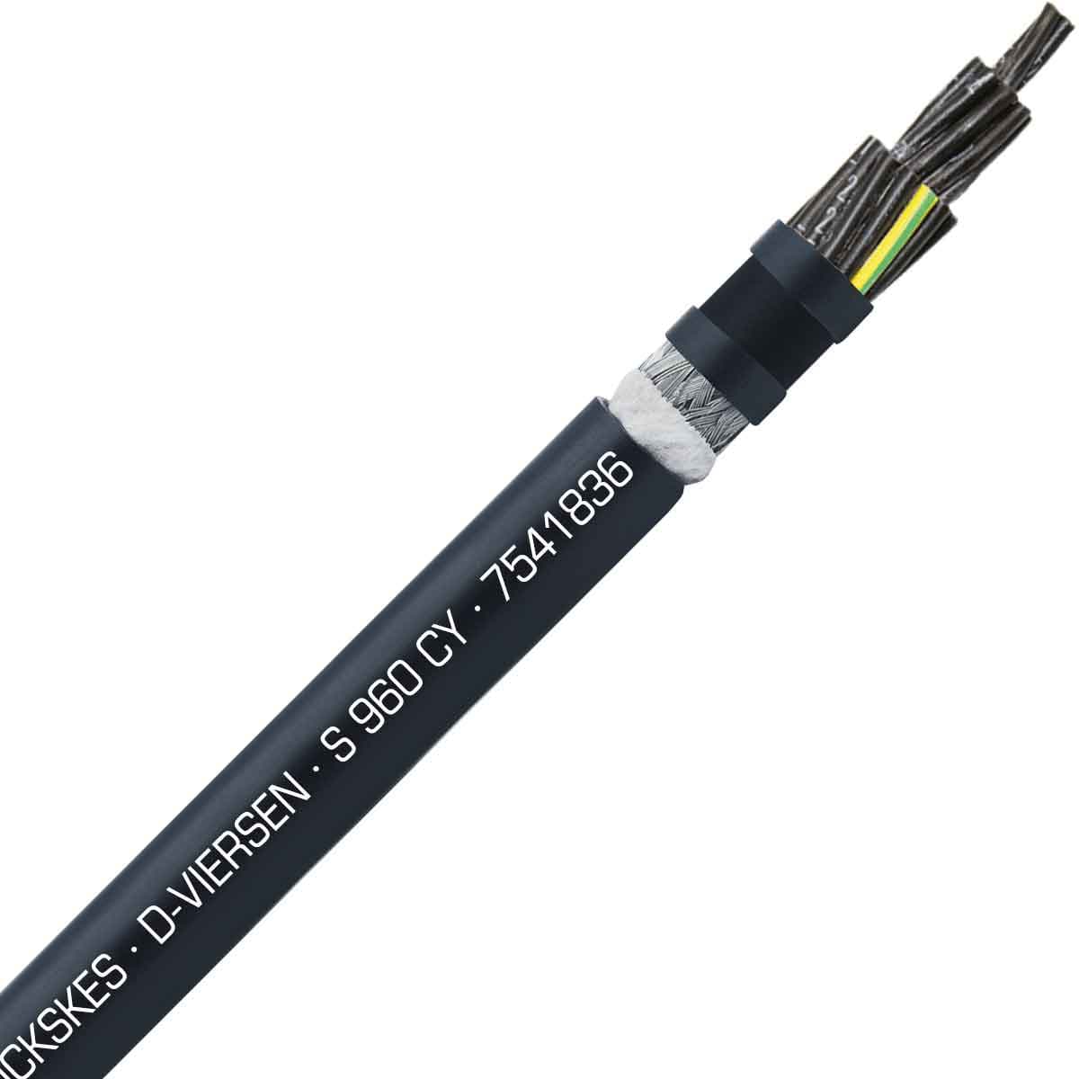 SAB 7541836 S 960 CY - 18 AWG/36c, shielded oil resistant continuous flex PVC control cable, UL, CSA, CE,RoHS SAB 7541836 S 960 CY - 18 AWG/36c, shielded oil resistant continuous flex PVC control cable, UL, CSA, CE,RoHS