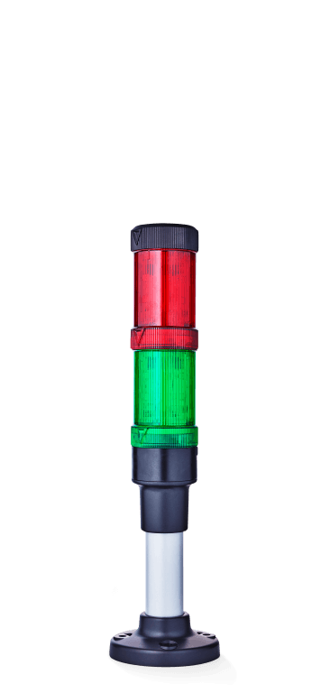 Auer Signal ECO40-Q02 ECO40-Q02, signaltower ECOmodul40, 24V AC/DC, preconfigured: ZDC LED steady light red, ZDC LED steady light green, ZMR Pole mount base, 100 mm, aluminium tube with plastic foot Auer Signal ECO40-Q02 ECO40-Q02, signaltower ECOmodul40, 24V AC/DC, preconfigured: ZDC LED steady light red, ZDC LED steady light green, ZMR Pole mount base, 100 mm, aluminium tube with plastic foot