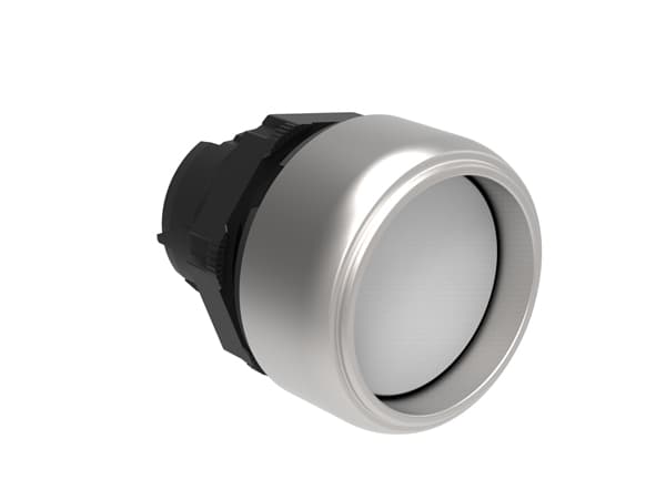 Lovato Electric LPCB308 LPCB308 Lovato - Pushbutton actuator, spring return dia: 22mm Platinum series chromed plastic, shrouded, white Lovato Electric LPCB308 LPCB308 Lovato - Pushbutton actuator, spring return dia: 22mm Platinum series chromed plastic, shrouded, white