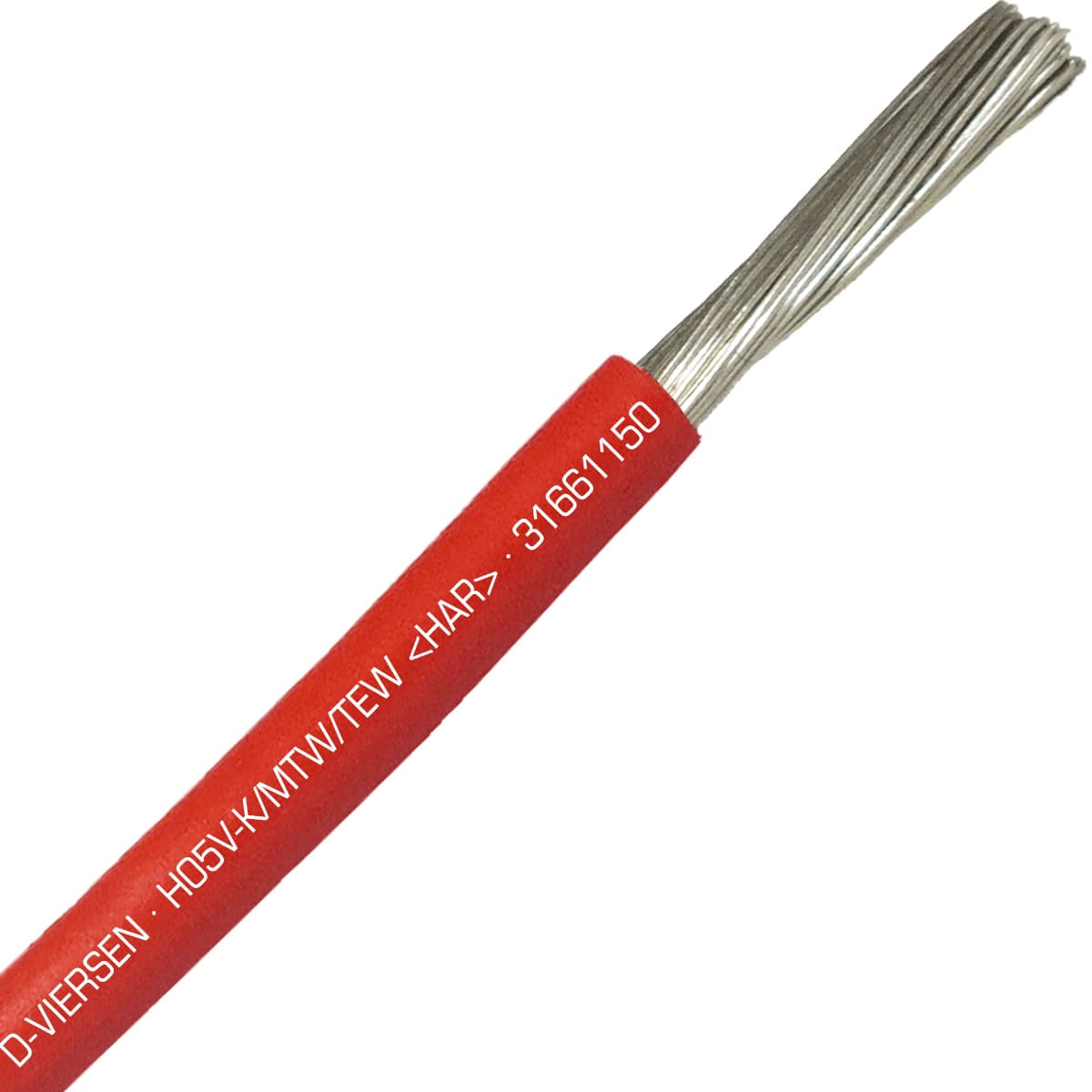 SAB 31661150 H05V-K/MTW/TEW- (HAR/UL/CSA/CE) - 20 AWG hook-up wire, Red SAB 31661150 H05V-K/MTW/TEW- (HAR/UL/CSA/CE) - 20 AWG hook-up wire, Red